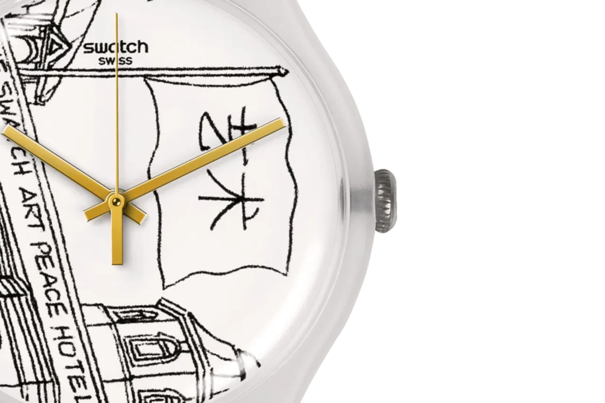 Blanco y negro: el Swatch Art Peace Hotel