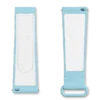Correa de caucho MoonSwatch azul claro/blanco