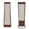 Correa de caucho MoonSwatch marrón/beige