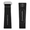 Correa MoonSwatch de caucho negro/gris