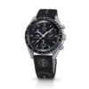 Correa MoonSwatch de caucho negro/gris