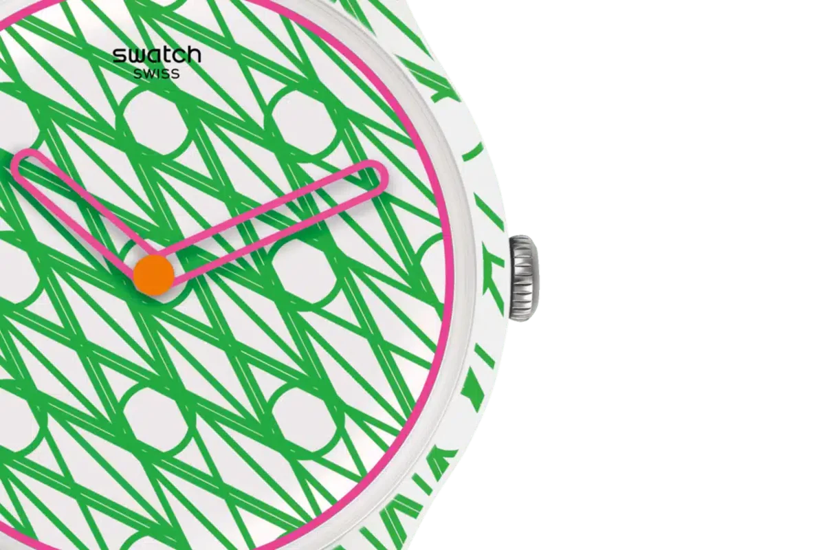Dúo en verde y rosa
