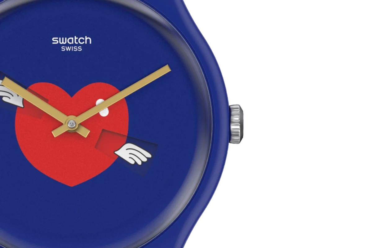 «Heart in Blue» de Swatch