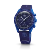 MoonSwatch de caucho azul marino/azul