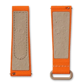 MoonSwatch de caucho naranja/arena