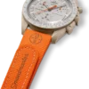 MoonSwatch de caucho naranja/arena