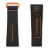 MoonSwatch de caucho negro/naranja