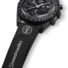 MoonSwatch de caucho negro/negro