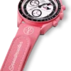 MoonSwatch rosa/caucho rosa