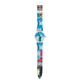 New York de Tadanori Yokoo, el reloj