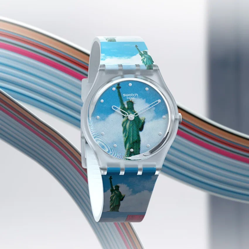 New York de Tadanori Yokoo, el reloj