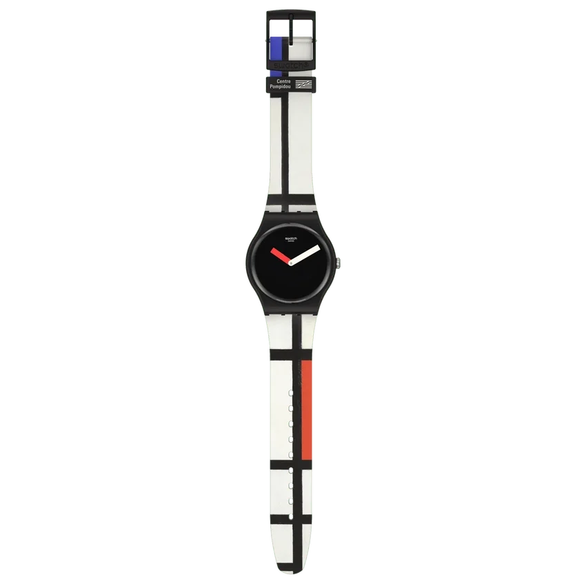 Rojo, azul y blanco, de Piet Mondrian