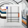 Rojo, azul y blanco, de Piet Mondrian