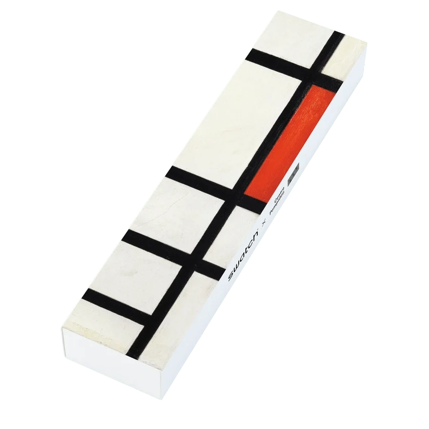 Rojo, azul y blanco, de Piet Mondrian