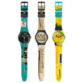 Tríptico Swatch X Jean-Michel Basquiat